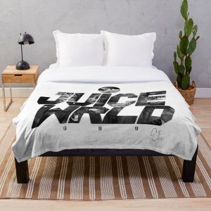 JuiceWRLD text graphic Throw Blanket RB0406 product Offical Juice WRLD Merch