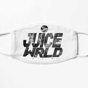 JuiceWRLD text graphic Flat Mask RB0406 product Offical Juice WRLD Merch
