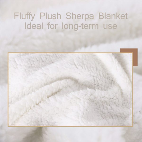 JUICE WRLD Blanket Warm Cozy Letter Throw Blanket Print on Demand Sherpa Blankets for Sofa Thin 3 - Juice Wrld Store