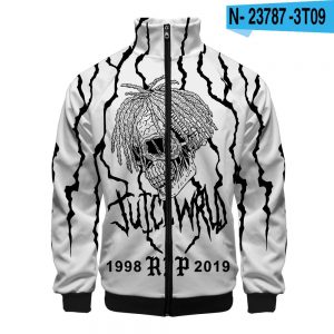 Juice Wrld 3D New Zipper Sweatshirt jacket - JWM1809
