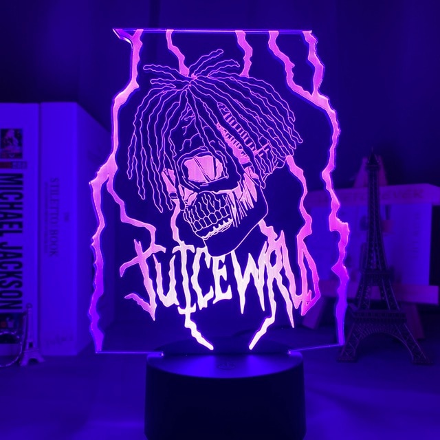 3d Lamp Juice WRLD Led Night Light for Home Decoration Colorful Nightlight Gift for Fans - Juice Wrld Store